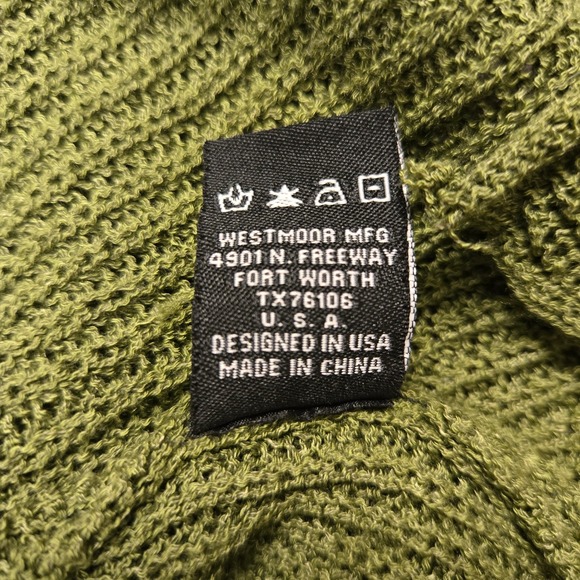 Rock & Roll Denim Womens Olive Green Knit Tank Top High Low Small 49-3235 - Picture 7 of 9